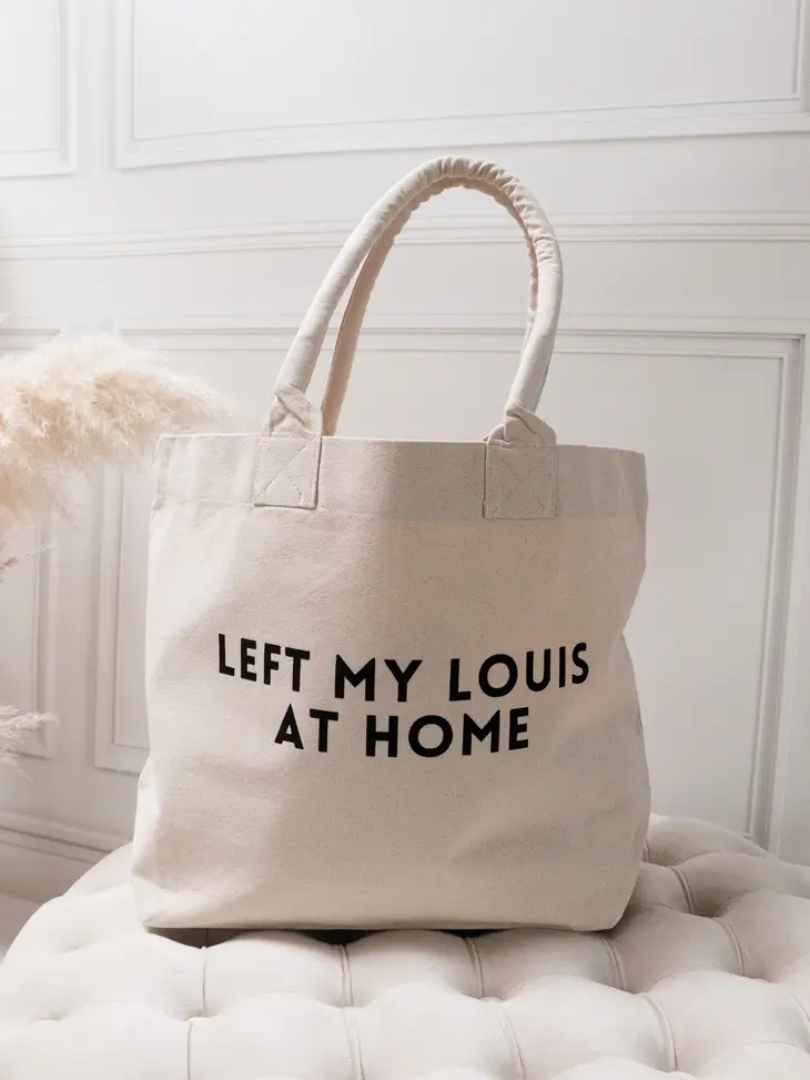 i left my louis at home bag