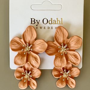 Örhänge blomma orange