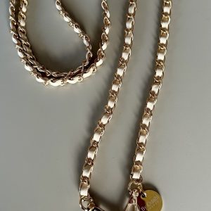 Mobilkedja guld - beige eller svart
