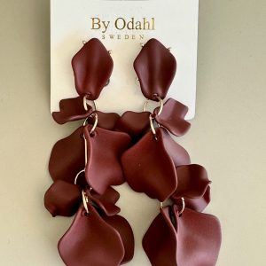 Örhänge bordeaux