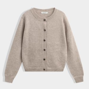 Cardigan med dekorativa knappar